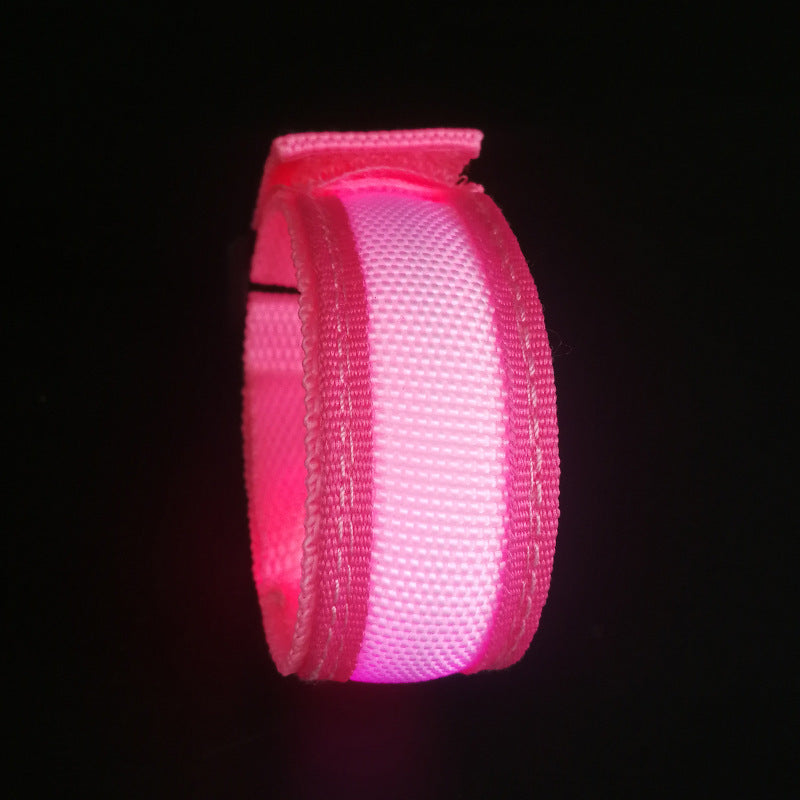 LED Nylon Woven Party Luminous Bracelet