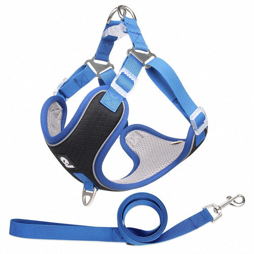 Pet Dog Harness Puppy Adjustable Breathable Mesh Reflective Saddle For