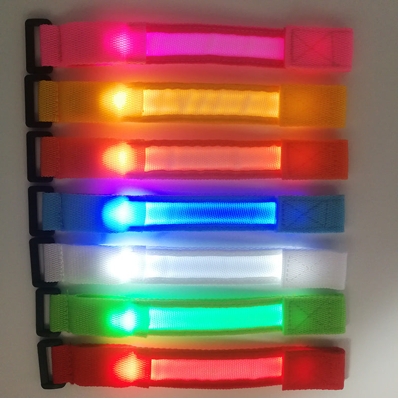 LED Nylon Woven Party Luminous Bracelet